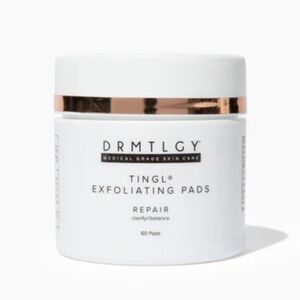Tingle Exfoliating Pads - White and Gold